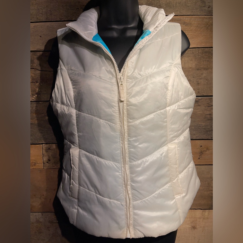 White Puffer Vest